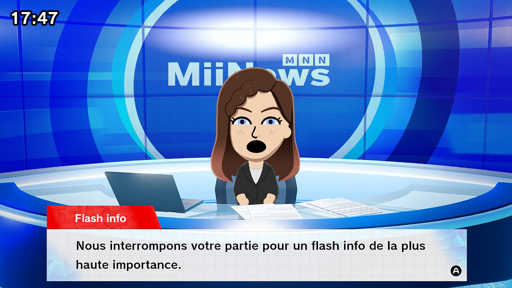Tomodachi Life : Une vie de rêve - Flash info
