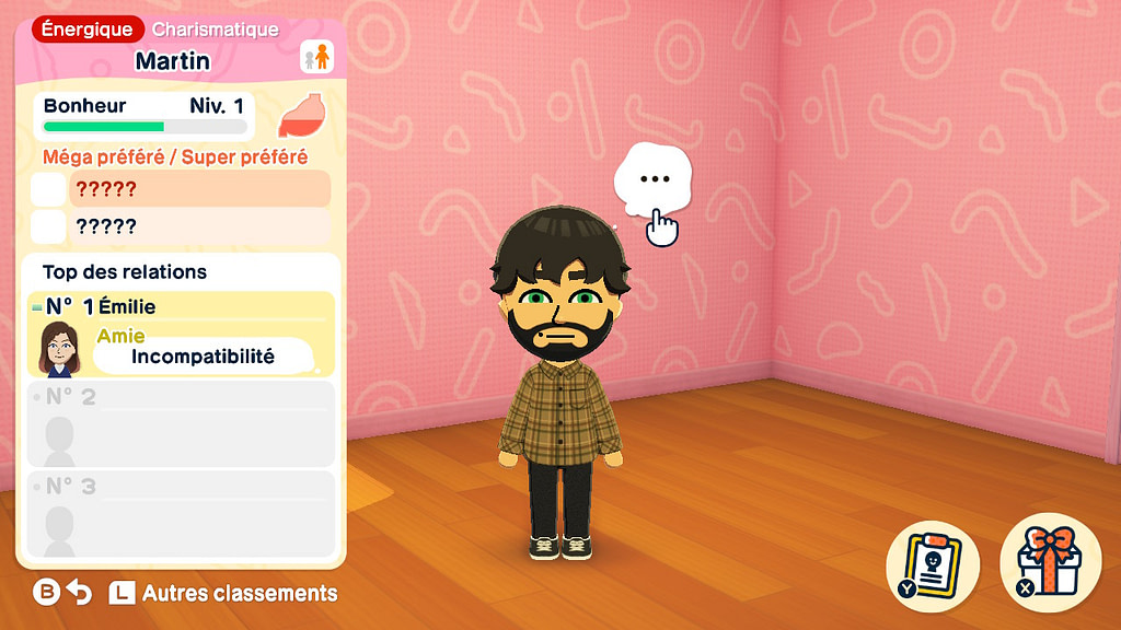 Tomodachi Life : Une vie de rêve - Martin dans sa maison