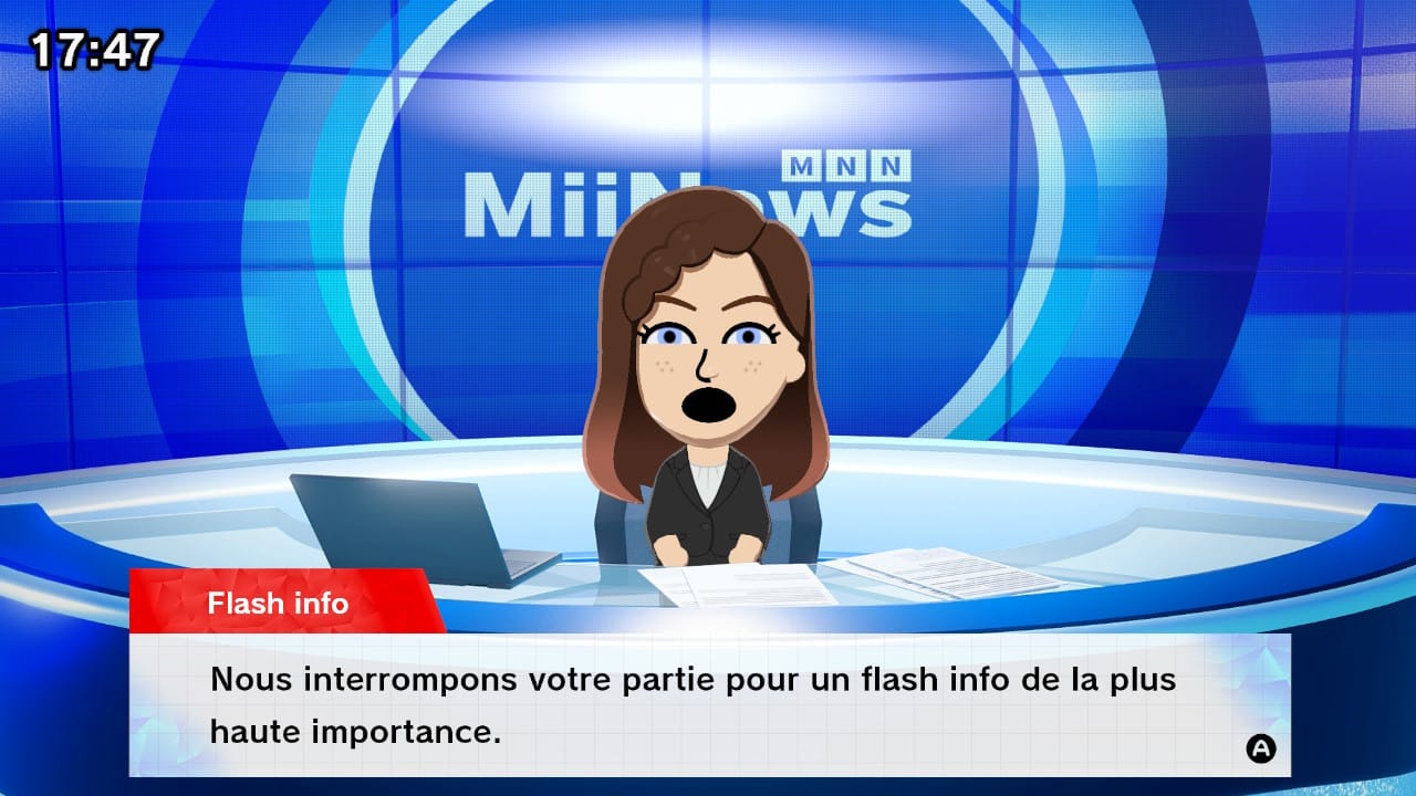 Tomodachi Life : Une vie de rêve - Flash info